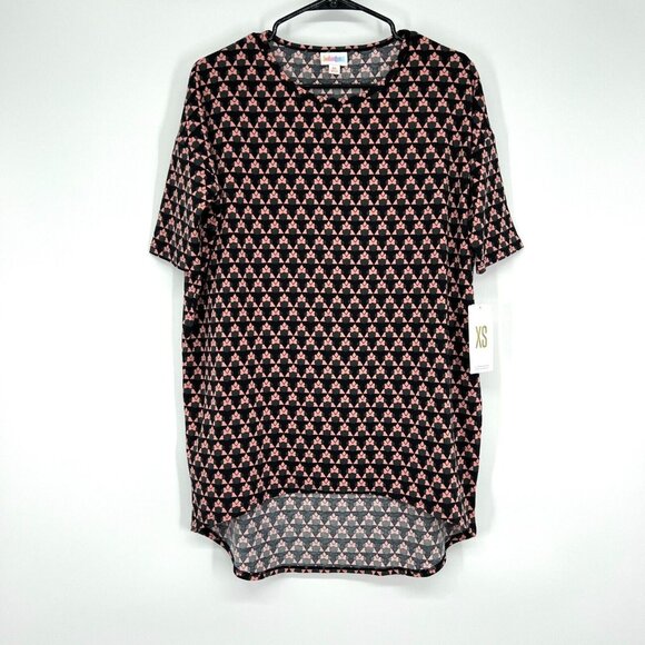 Lularoe Irma Top Disney Minnie Mouse Ears Print Tunic NWT - Picture 1 of 7